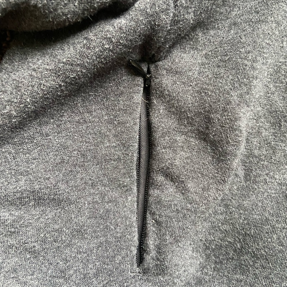 Lululemon Full Zip Dark Grey Sweatshirt Size 4 - Picture 4 of 7